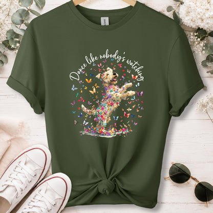 Wheaten Terrier, Dance like nobody's watching, unisex T shirt
