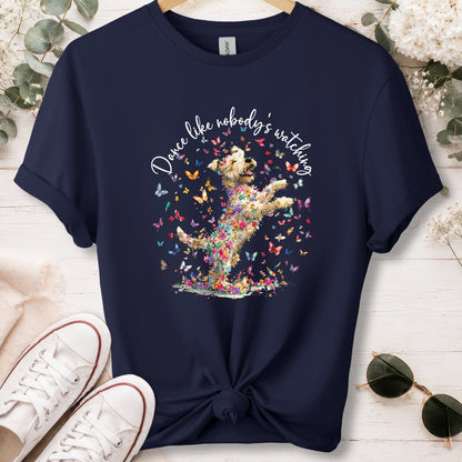 Wheaten Terrier, Dance like nobody's watching, unisex T shirt