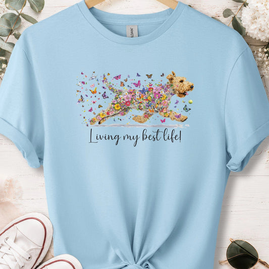 Wheaten Terrier, Living my best life, unisex T shirt