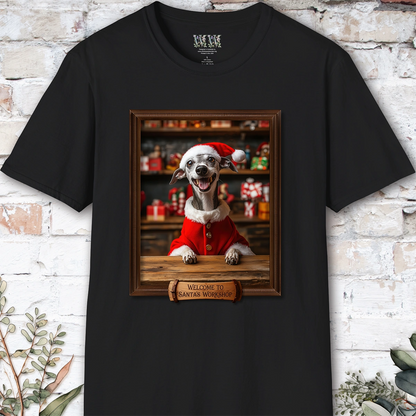 Whippet #1 Santa's Workshop Unisex T shirt