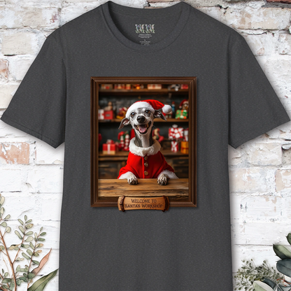 Whippet #1 Santa's Workshop Unisex T shirt