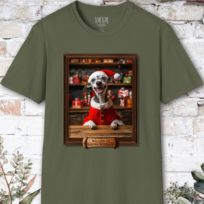 Whippet #1 Santa's Workshop Unisex T shirt