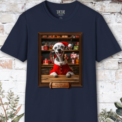 Whippet #1 Santa's Workshop Unisex T shirt