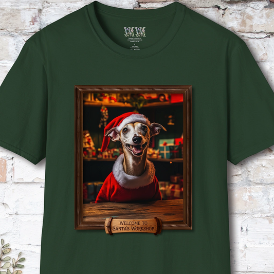 Whippet #2 Santa's Workshop Unisex T shirt