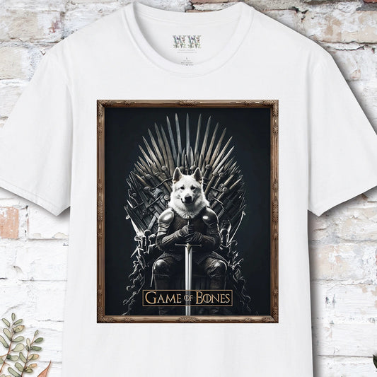 White Shepherd Game of Bones, Unisex T shirt