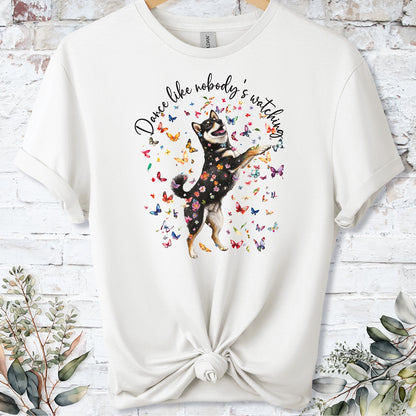 Shiba Inu #1 "Dance like nobody's watching" unisex T shirt