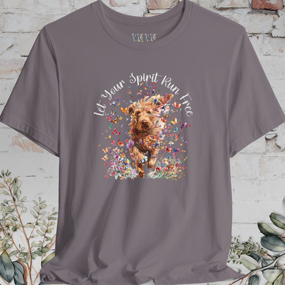 Wire Haired Vizsla 'Let your spirit run free' T shirt