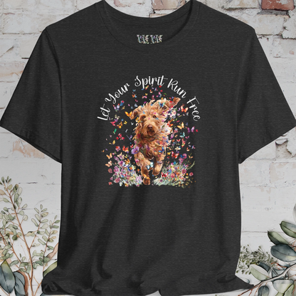 Wire Haired Vizsla 'Let your spirit run free' T shirt