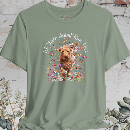 Wire Haired Vizsla 'Let your spirit run free' T shirt