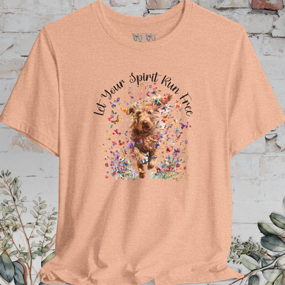 Wire Haired Vizsla 'Let your spirit run free' T shirt