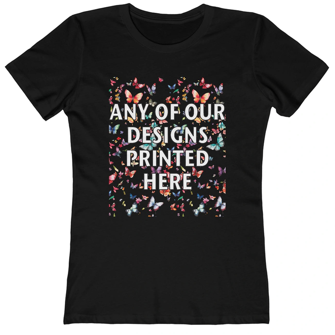 Women's fitted tee - ANY OF OUR DESIGNS PRINTED HERE (Australia)