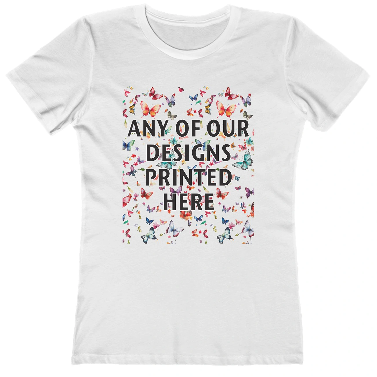 Women's fitted tee - ANY OF OUR DESIGNS PRINTED HERE (Australia)