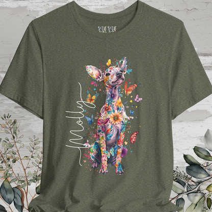 Xoloitzcuintle #1 Floral Personalized T shirt