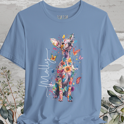 Xoloitzcuintle #1 Floral Personalized T shirt