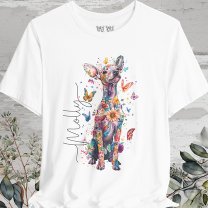 Xoloitzcuintle #1 Floral Personalized T shirt