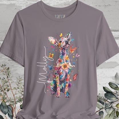 Xoloitzcuintle #1 Floral Personalized T shirt