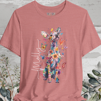 Xoloitzcuintle #1 Floral Personalized T shirt