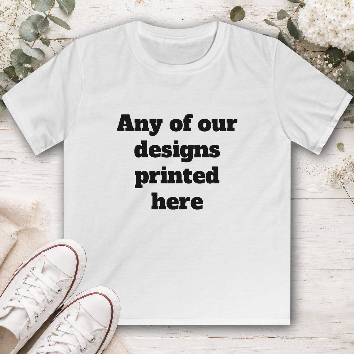 Kids Softstyle Tee - any design