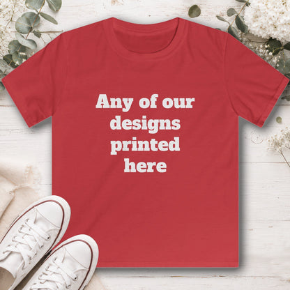 Kids Softstyle Tee - any design