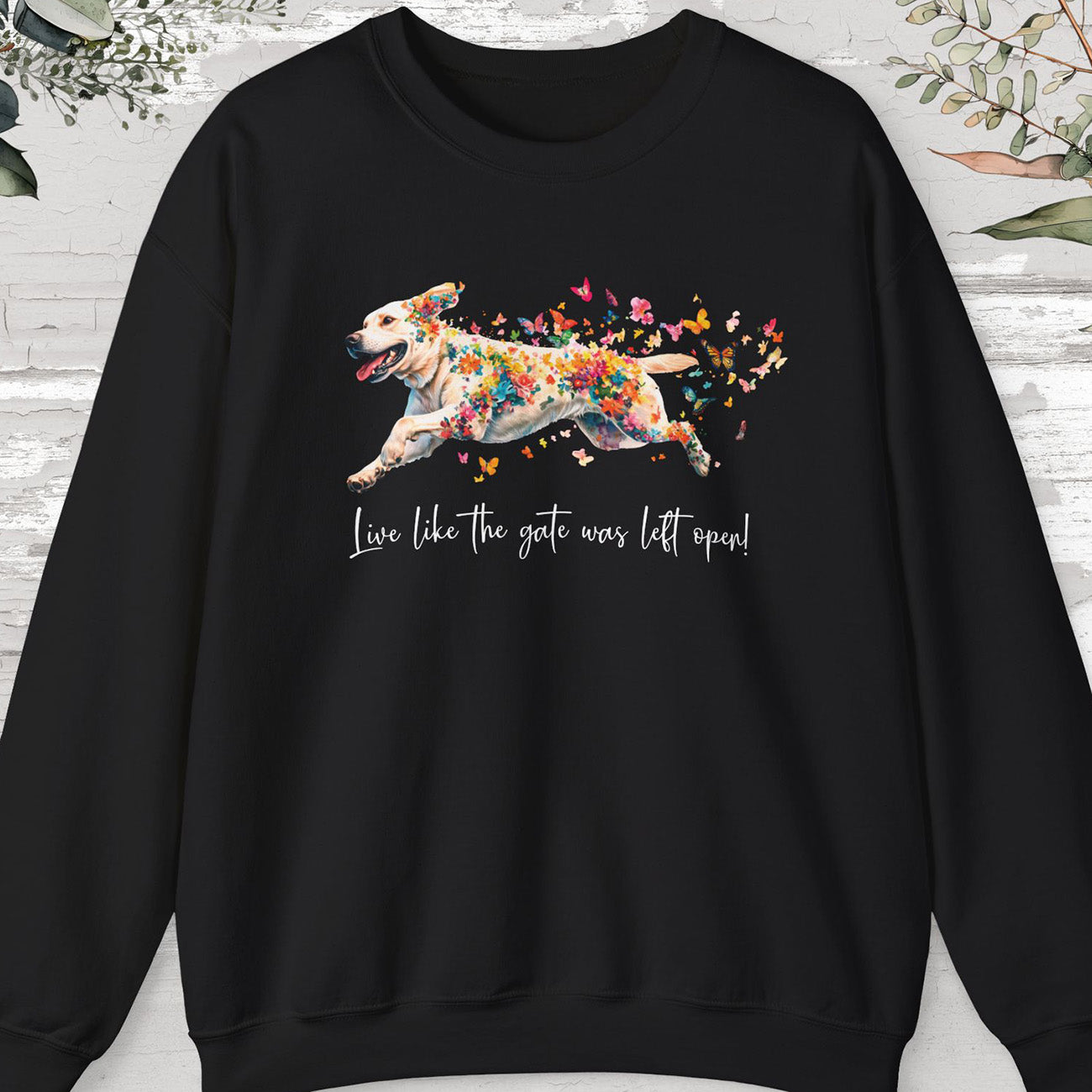 Yellow Labrador Personalised Sweatshirt