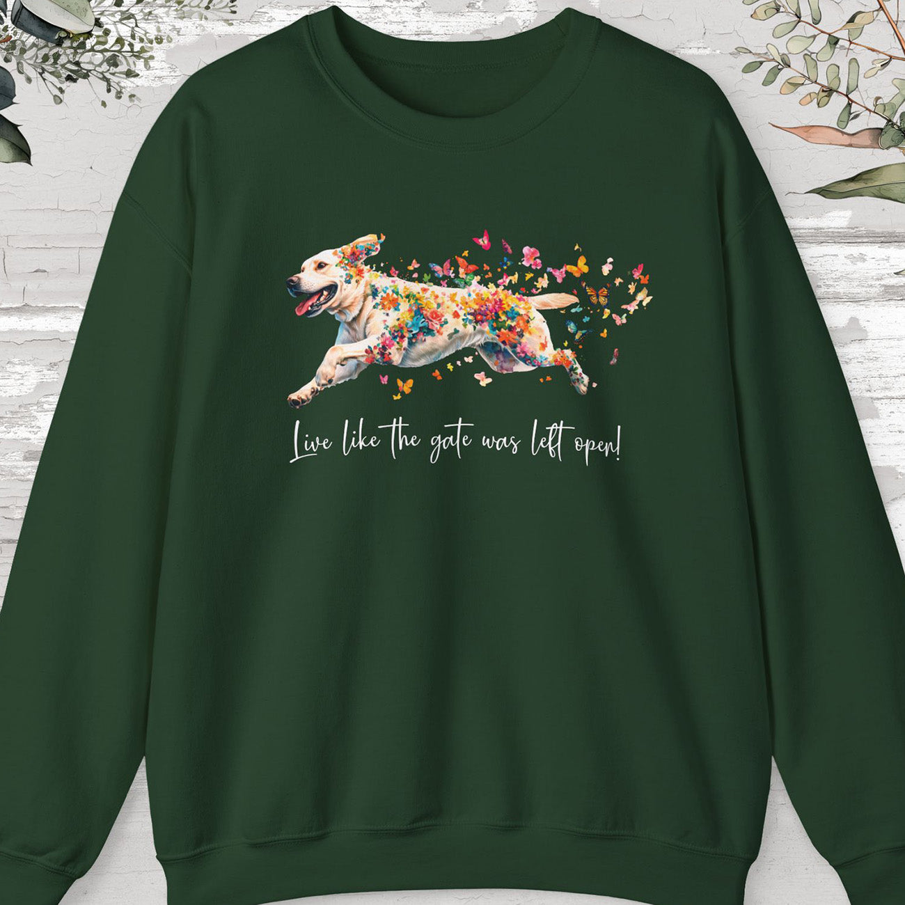 Yellow Labrador Personalised Sweatshirt