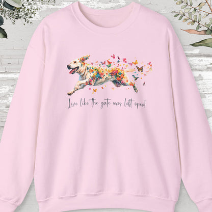 Yellow Labrador Personalised Sweatshirt