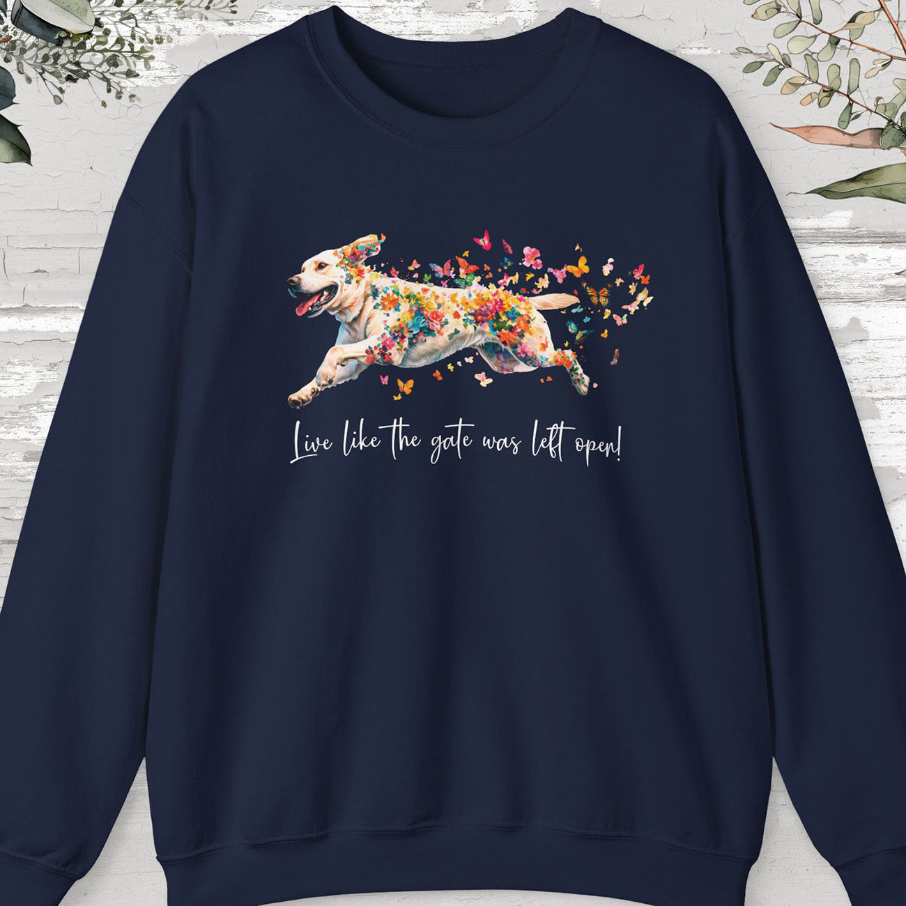 Yellow Labrador Personalised Sweatshirt