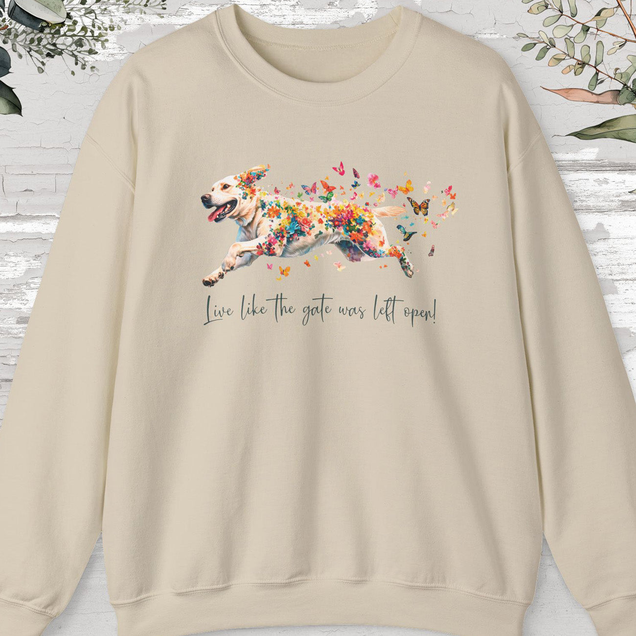 Yellow Labrador Personalised Sweatshirt