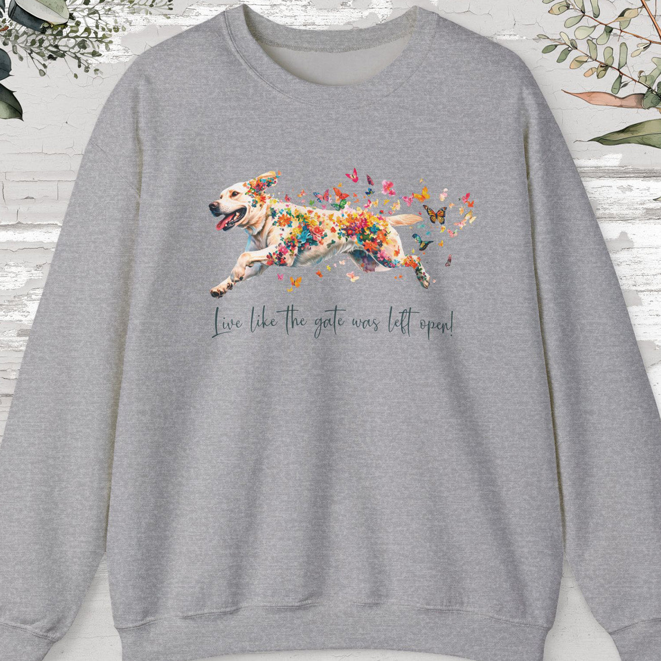Yellow Labrador Personalised Sweatshirt