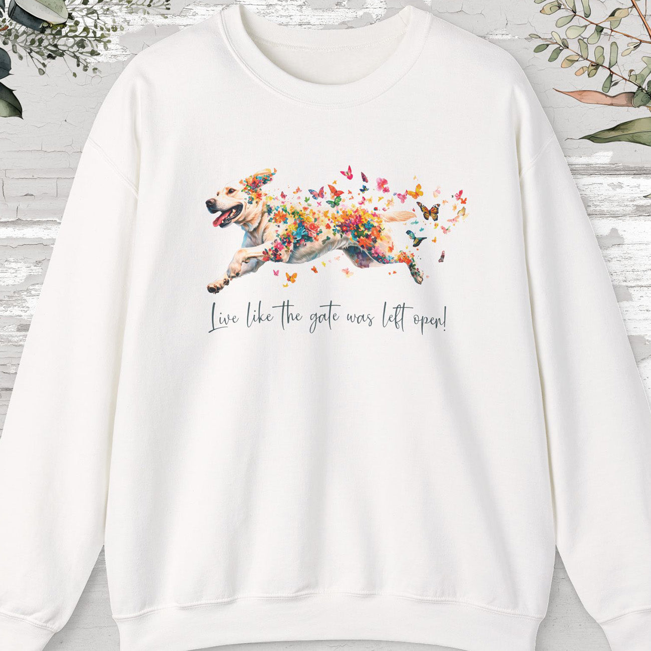 Yellow Labrador Personalised Sweatshirt