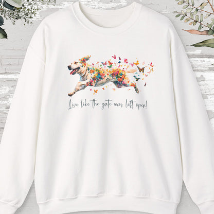 Yellow Labrador Personalised Sweatshirt