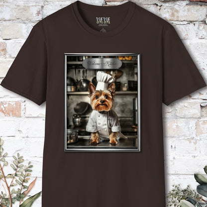 Yorkshire Terrier Chef Unisex T shirt