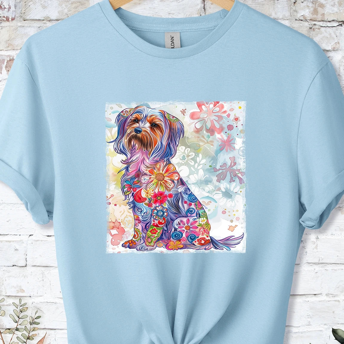 Yorkshire Terrier Retro, Unisex T-shirt.