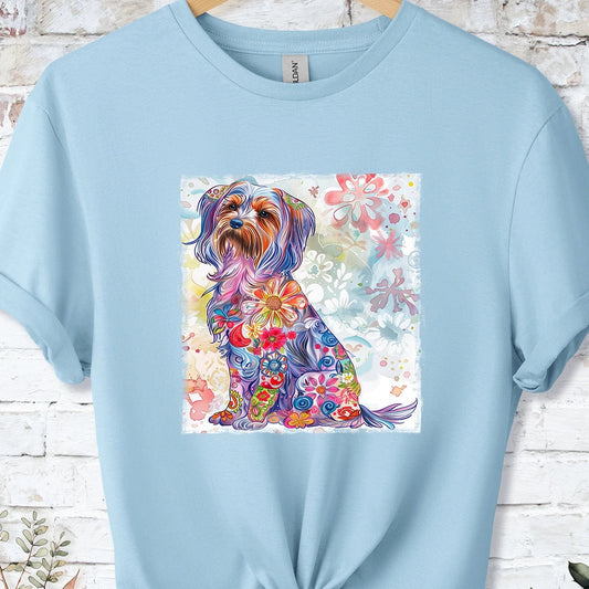 Yorkshire Terrier Retro, Unisex T-shirt.