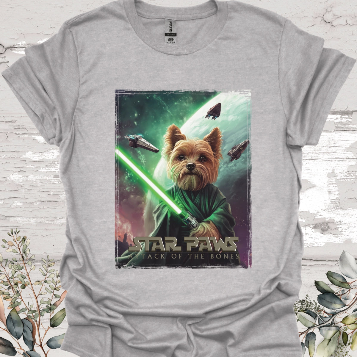 Yorkshire Terrier Star Paws Unisex T shirt
