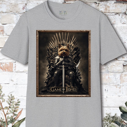 Yorkshire Terrier Game of Bones, Unisex T shirt
