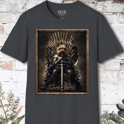 Yorkshire Terrier Game of Bones, Unisex T shirt