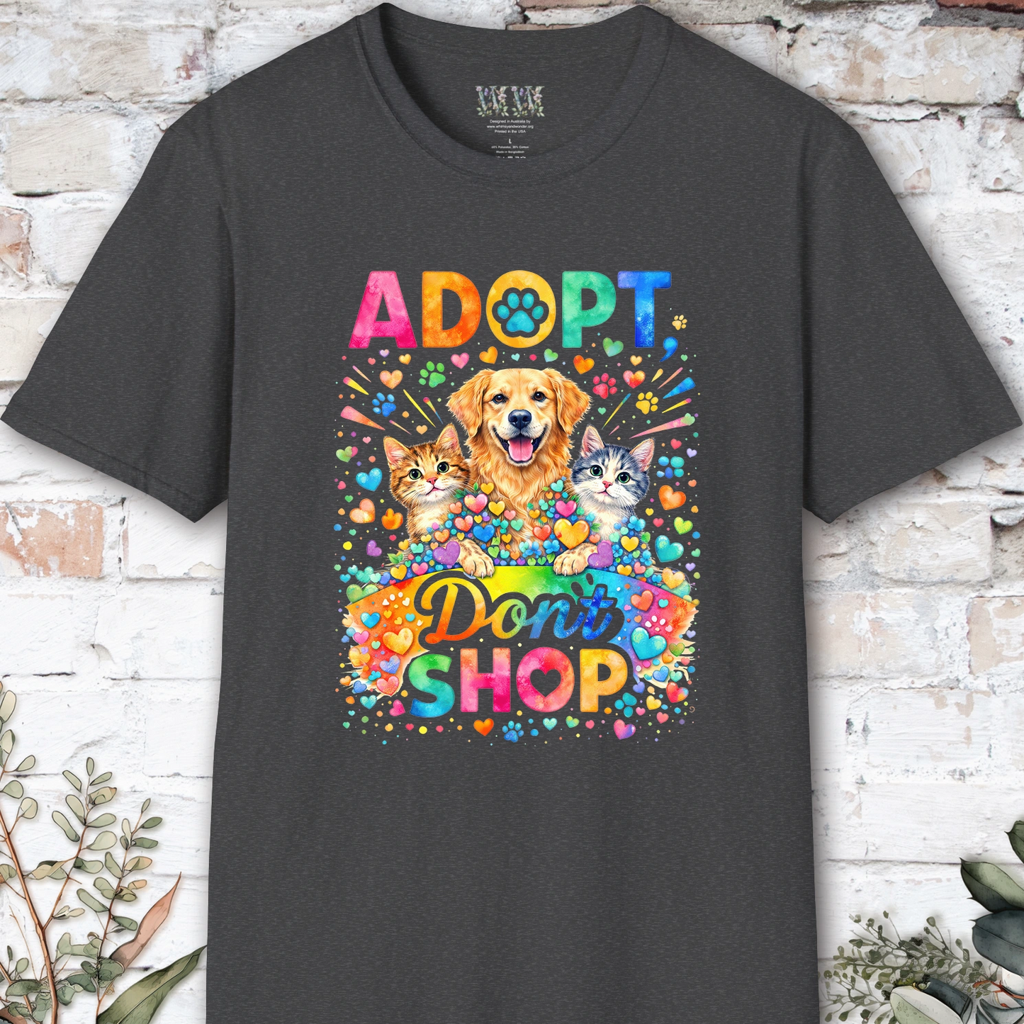 Adopt, Don't Shop #2, Unisex T shirt