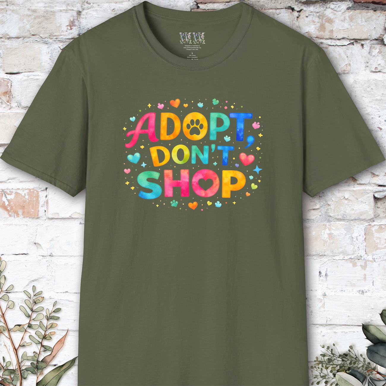 Adopt, Don't Shop #3, Unisex T shirt