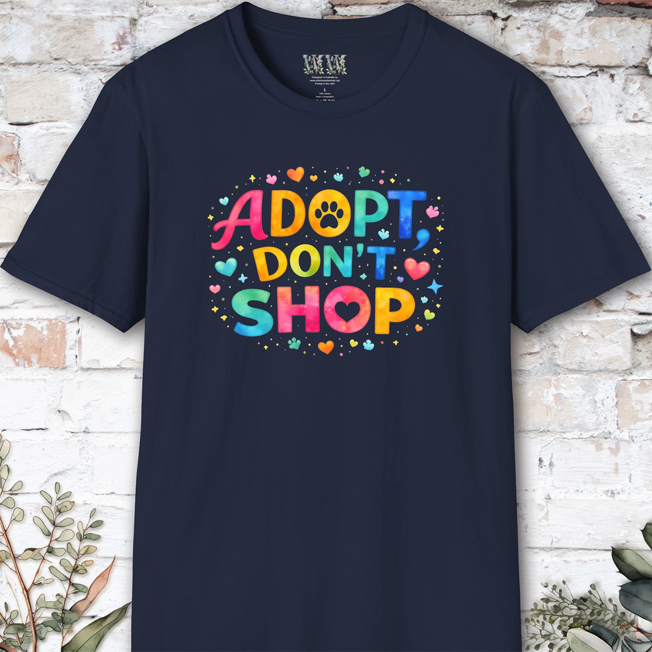 Adopt, Don't Shop #3, Unisex T shirt