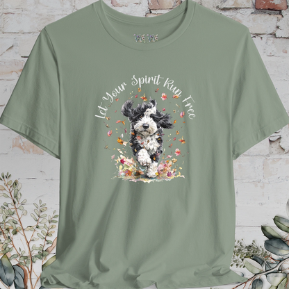 Bernedoodle #2 'Let your spirit run free' T shirt