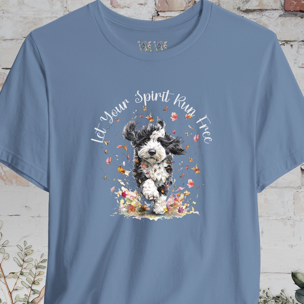 Bernedoodle #2 'Let your spirit run free' T shirt