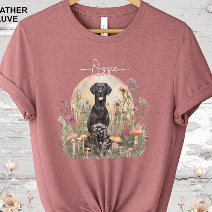 Black labrador tee