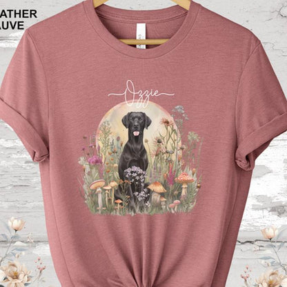 Black labrador tee