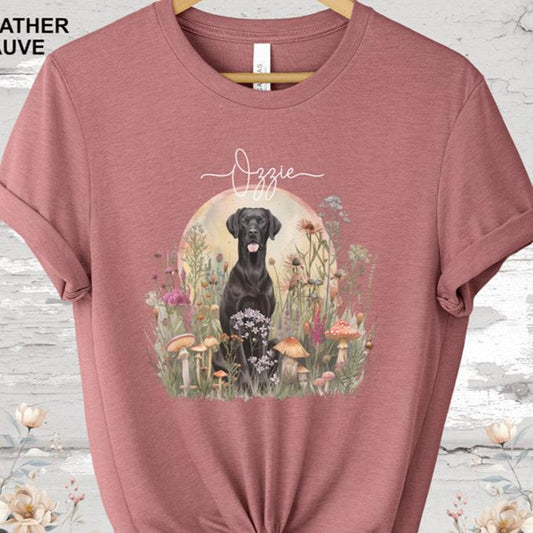 Black labrador tee