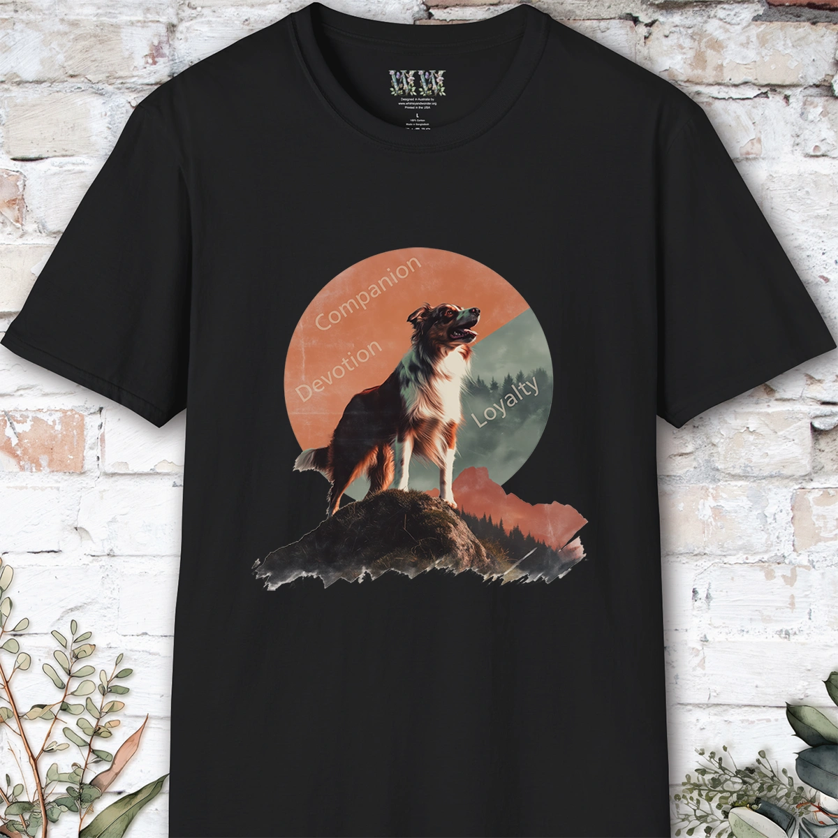 Border Collie #2 Companion unisex T shirt