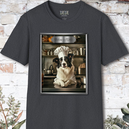 Border Collie Chef Unisex T shirt