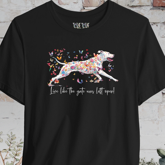 Bull Arab "Live like the gate was left open" Unisex T shirt