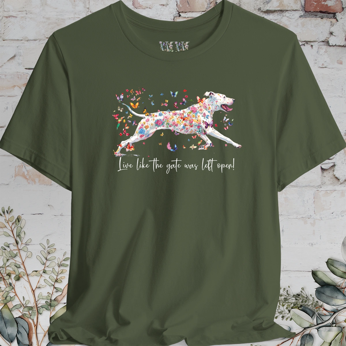 Bull Arab "Live like the gate was left open" Unisex T shirt