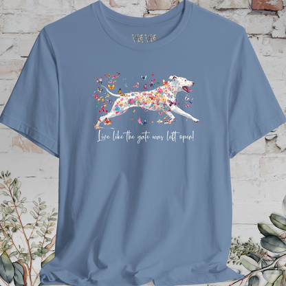 Bull Arab "Live like the gate was left open" Unisex T shirt